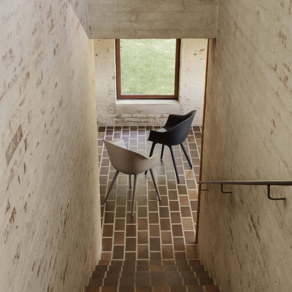 Bat Plastic Base Dining Chair Chairs Gubi