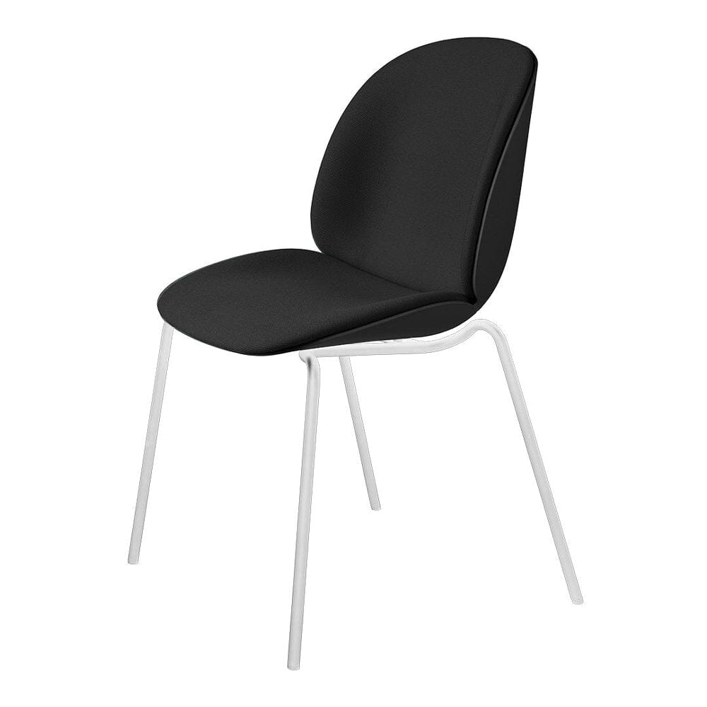 Beetle Dining Chair with Stackable Base - Front Upholstered Chairs Gubi