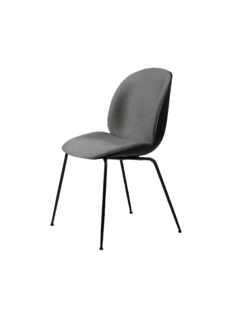Beetle Dining Chair with Stackable Base - Front Upholstered Chairs Gubi