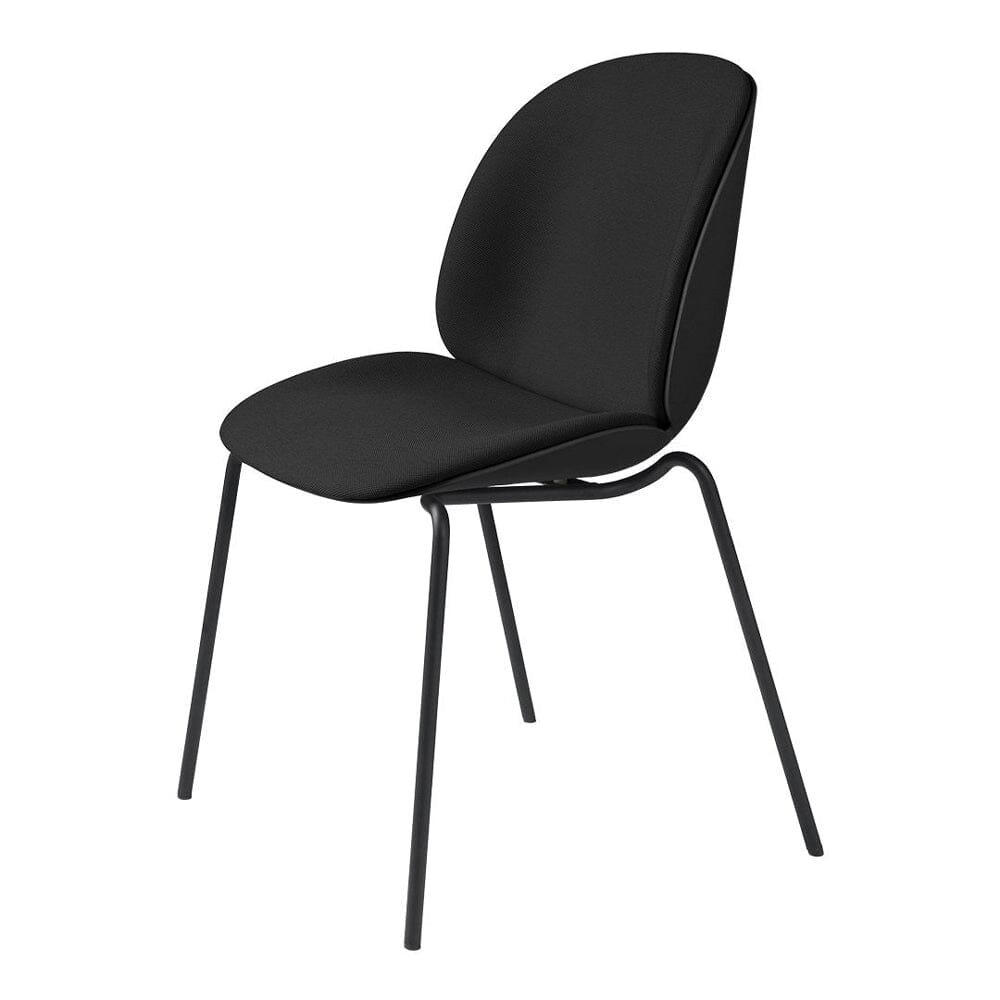 Beetle Dining Chair with Stackable Base - Front Upholstered Chairs Gubi