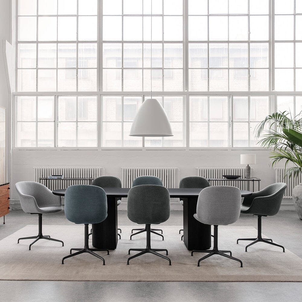 Beetle Meeting Chair 4-Star Swivel Base - Fully Upholstered Chairs Gubi