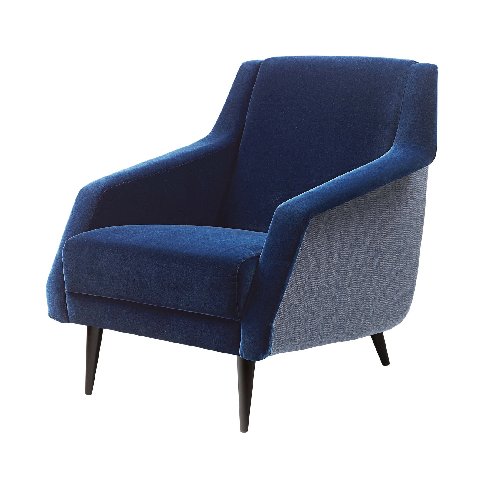 CDC.1 Wood Base Lounge Chair Fully Upholstered lounge chair Gubi