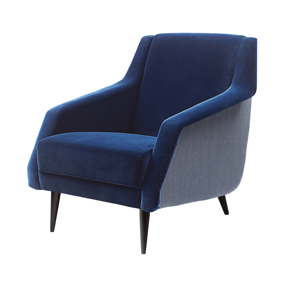 CDC.1 Wood Base Lounge Chair Fully Upholstered lounge chair Gubi