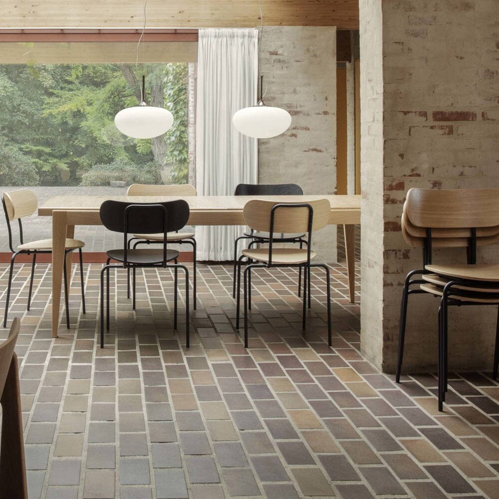 Coco 4-Legged Stackable Dining Chair Dining Chair Gubi