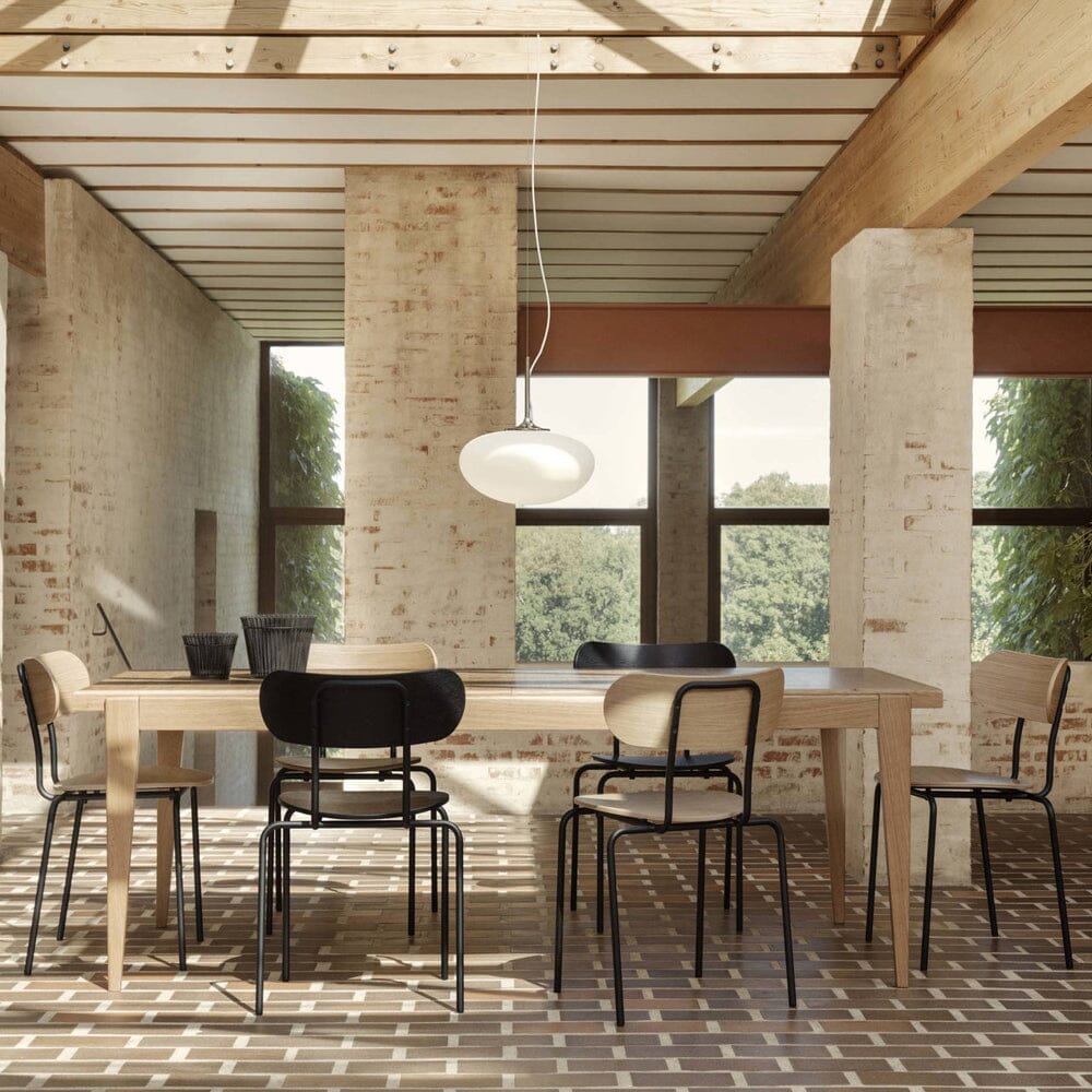 Coco 4-Legged Stackable Dining Chair Dining Chair Gubi