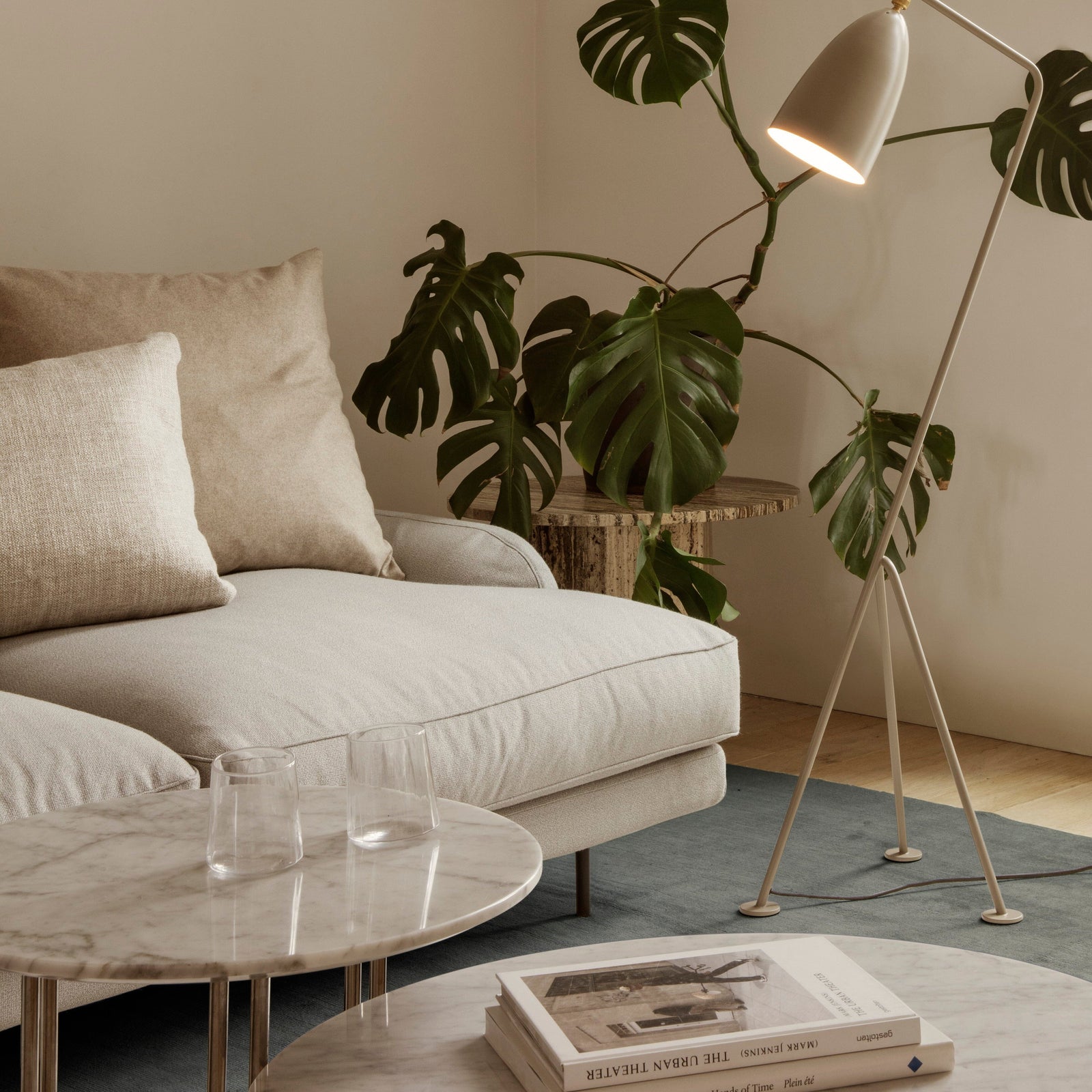 Flaneur Modular Sofa - 2 Seater with Right Armrest Sofas Gubi