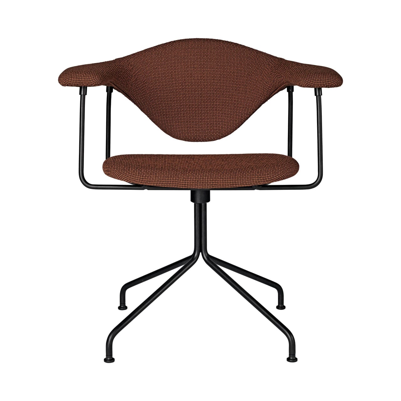 Masculo Meeting Chair - Fully Upholstered with Swivel base lounge chair Gubi
