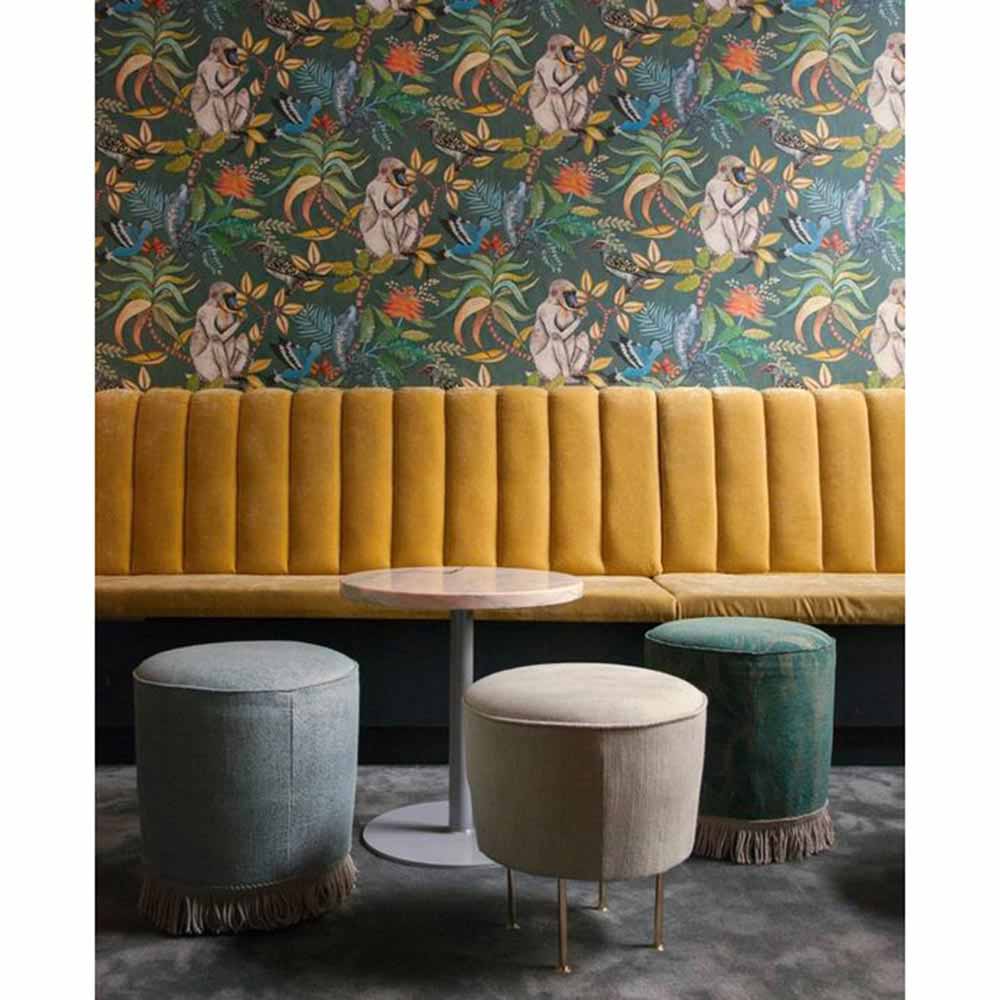 Modern Line Pouffe Ottoman Gubi