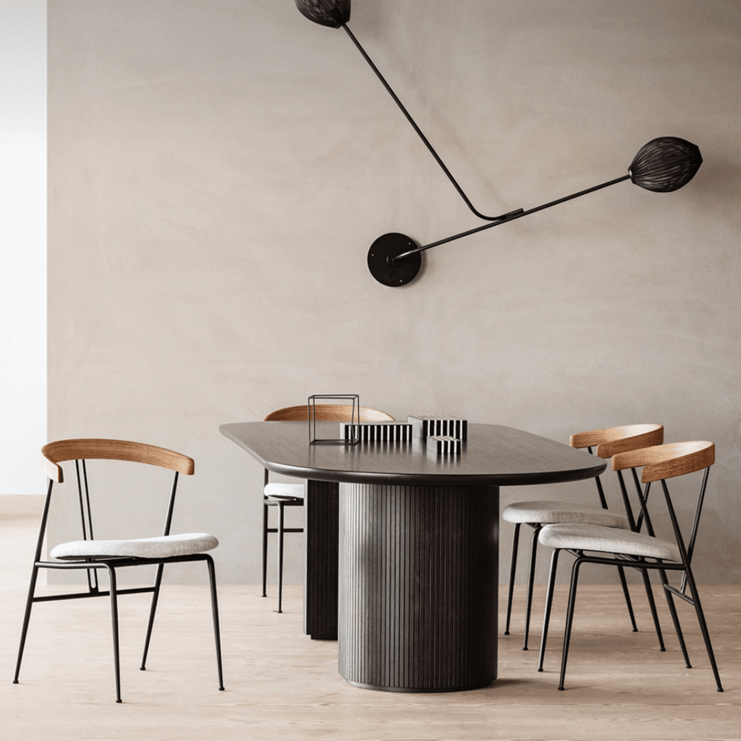 Moon Elliptical Dining Table Tables Gubi