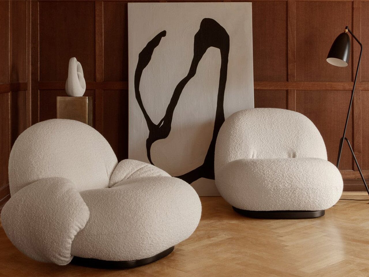 Pacha Lounge Chair With Armrests lounge chair Gubi