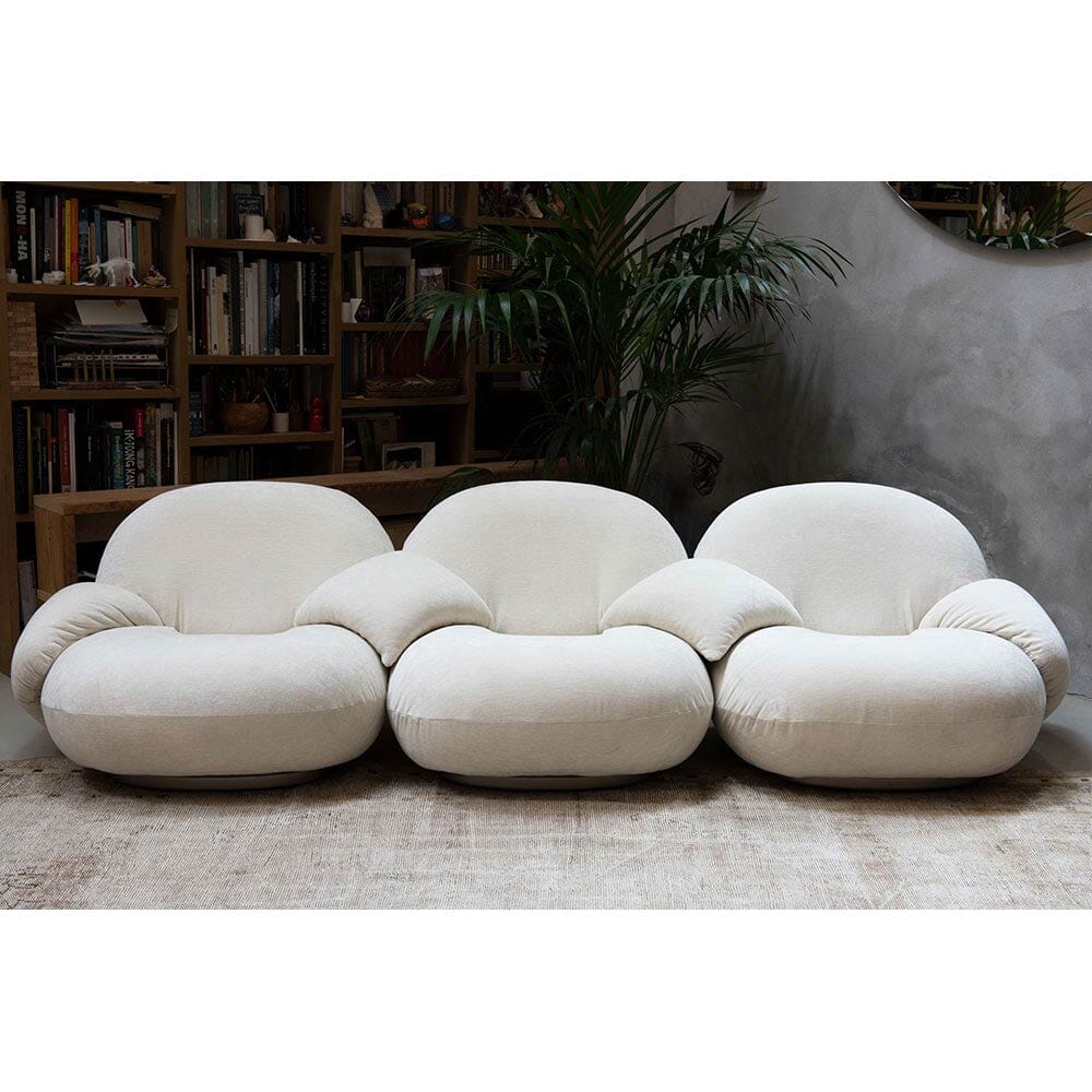 Pacha Modular Sofa – 3 Seater With Armrests And Middle Armrest Sofa Gubi