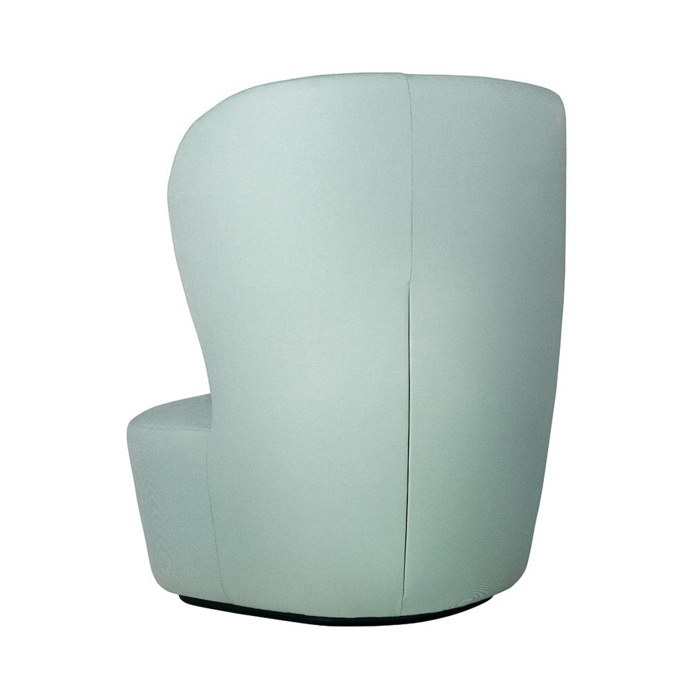 Stay Lounge Chair with Black Base and High Back lounge chair Gubi