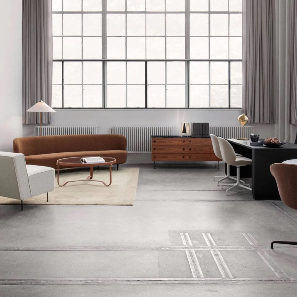 Stay Sofa Curved with Wood Legs Sofa Gubi