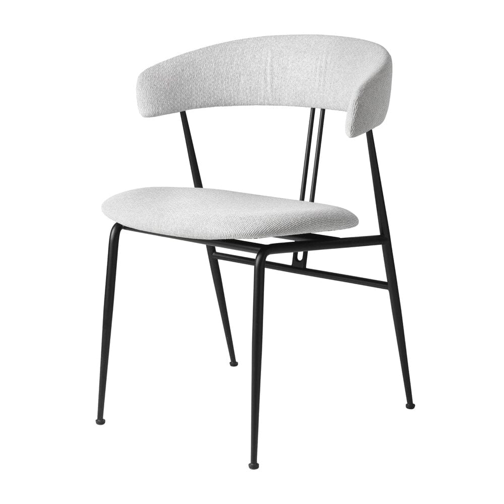 Violin Dining Chair - Fully Upholstered Chairs Gubi