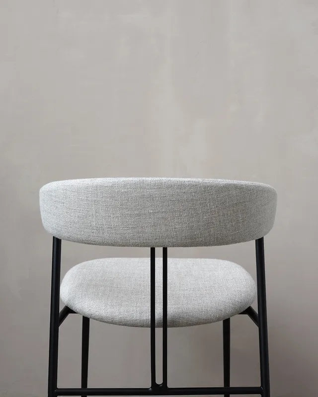 Violin Dining Chair - Fully Upholstered Chairs Gubi