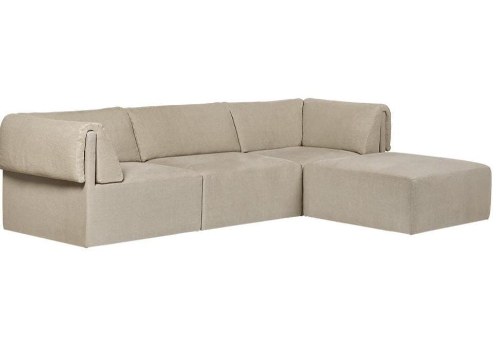 Wonder 3-Seater Sofa With Chaise Lounge Sofa Gubi
