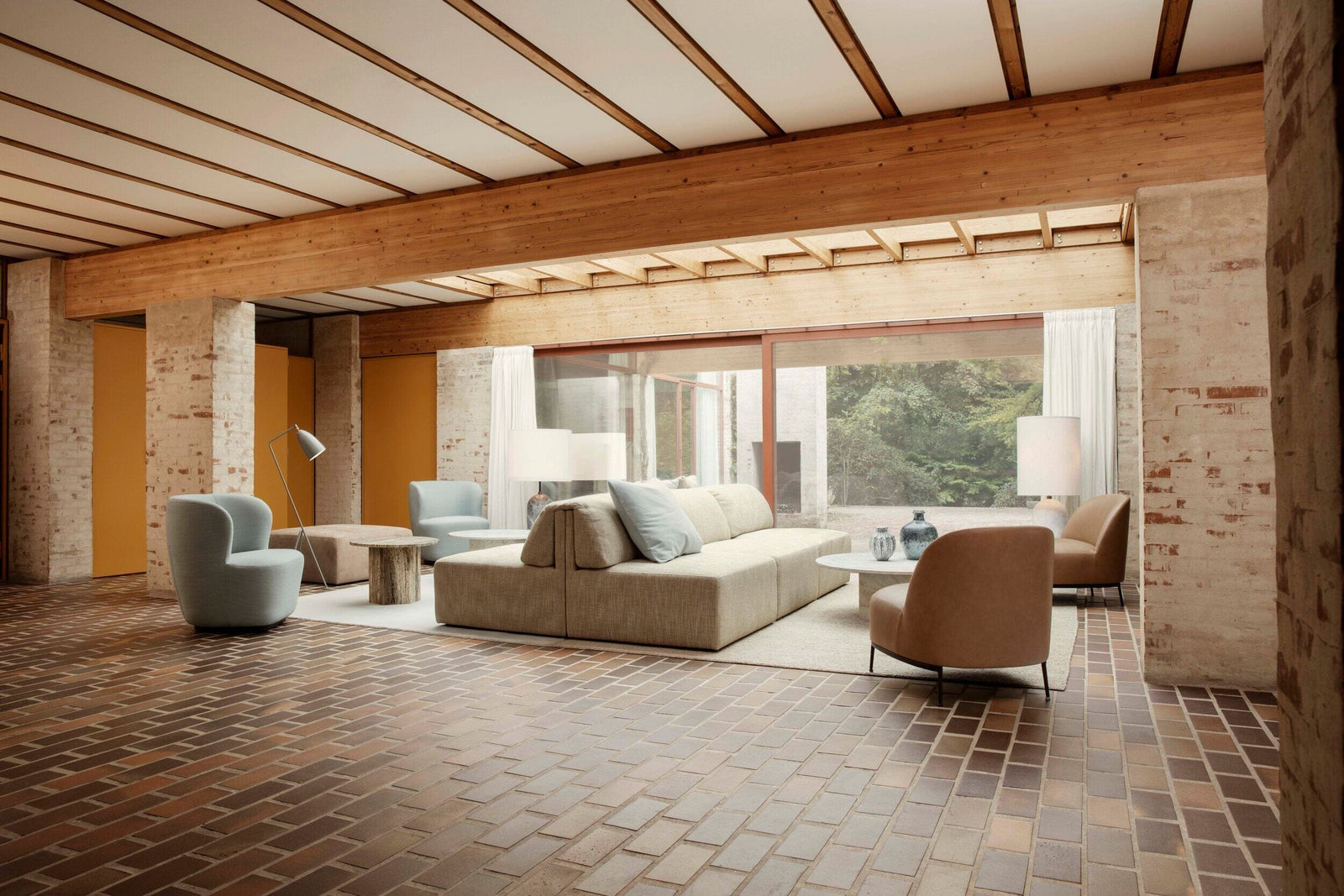 Wonder Modular Sofa - Pouf Ottoman Gubi