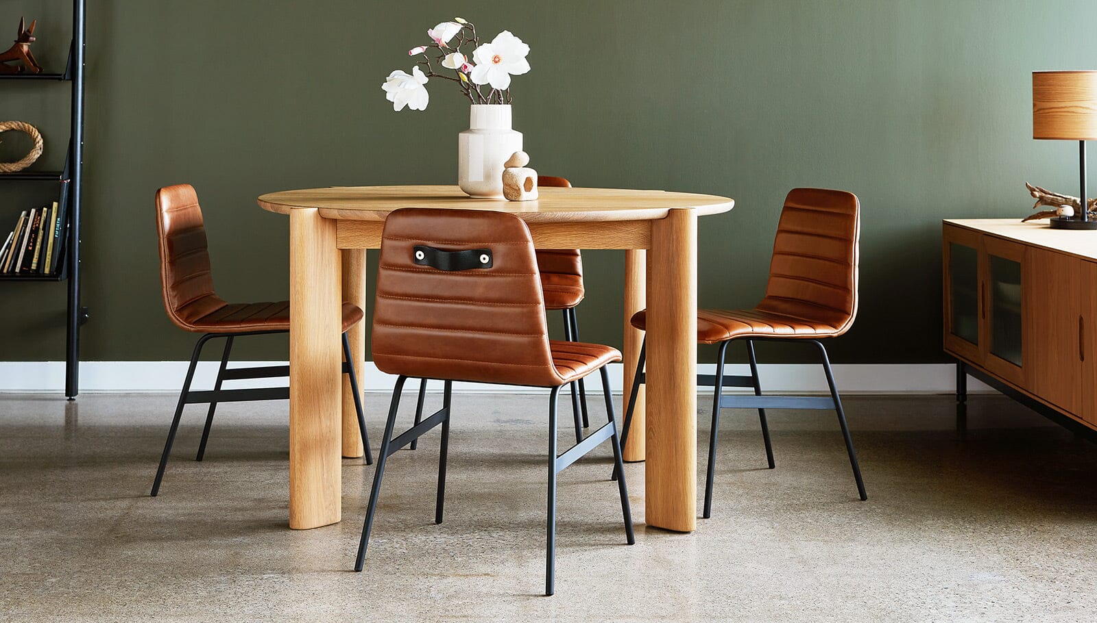Bancroft Round Dining Table Dining Tables Gus Modern
