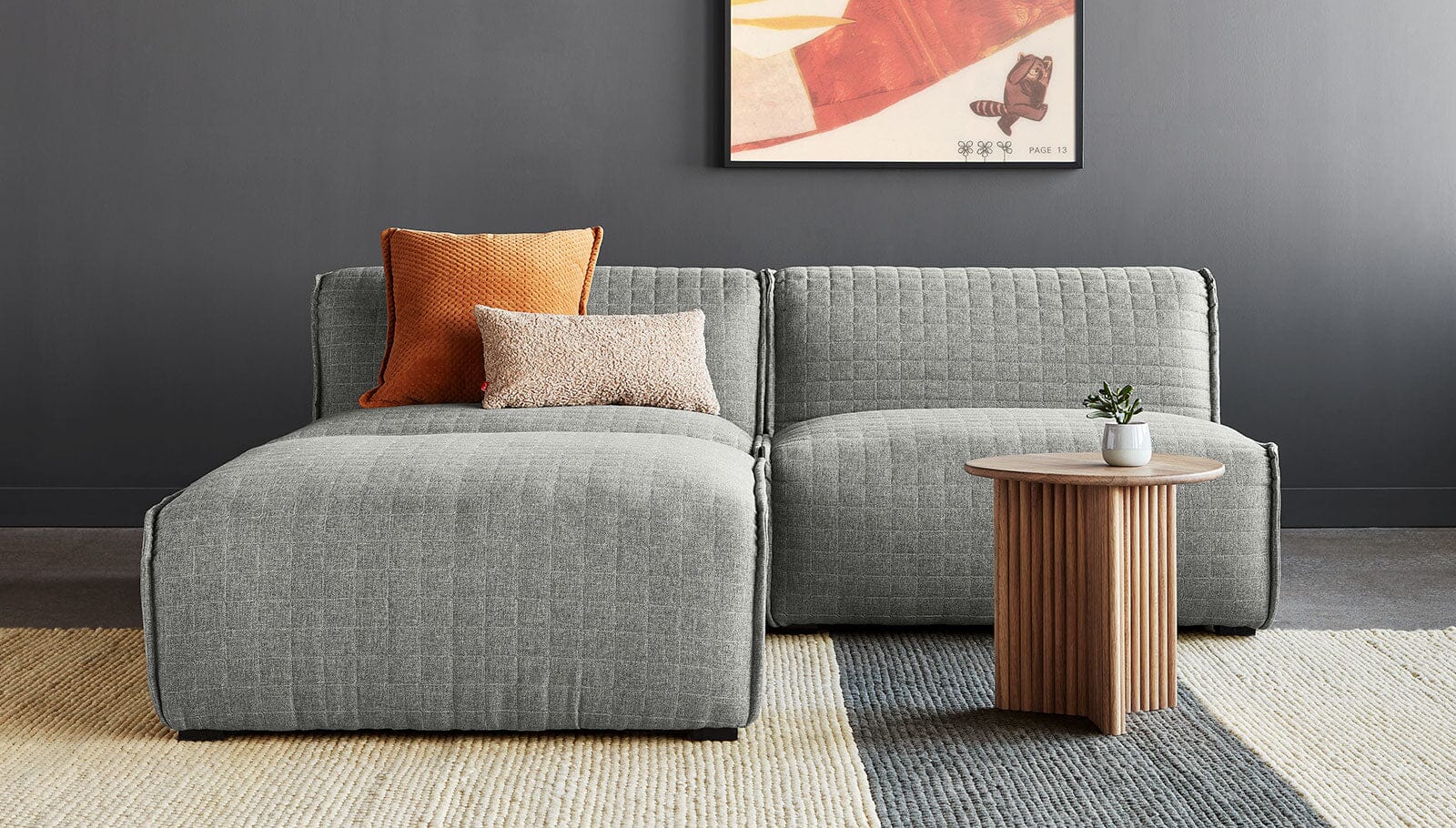 Nexus Modular 3-PC Sectional Sofa Gus Modern