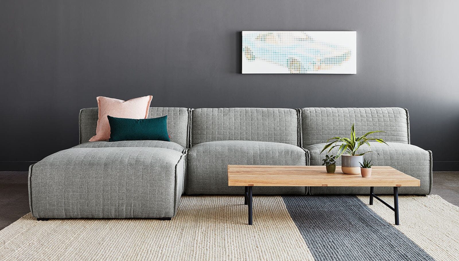 Nexus Modular 4-PC Sectional Sofa Gus Modern