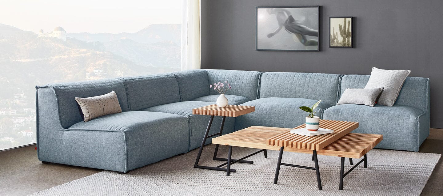 Nexus Modular 5-PC Sectional Sofa Gus Modern