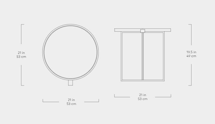 Porter End Table End table Gus Modern