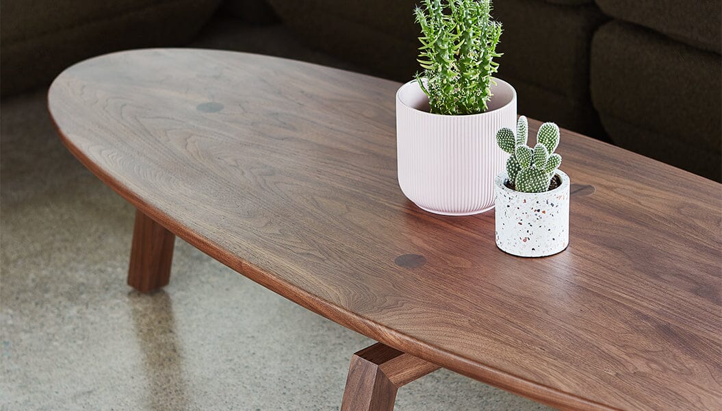 Solana Oval Coffee Table Coffee Tables Gus Modern