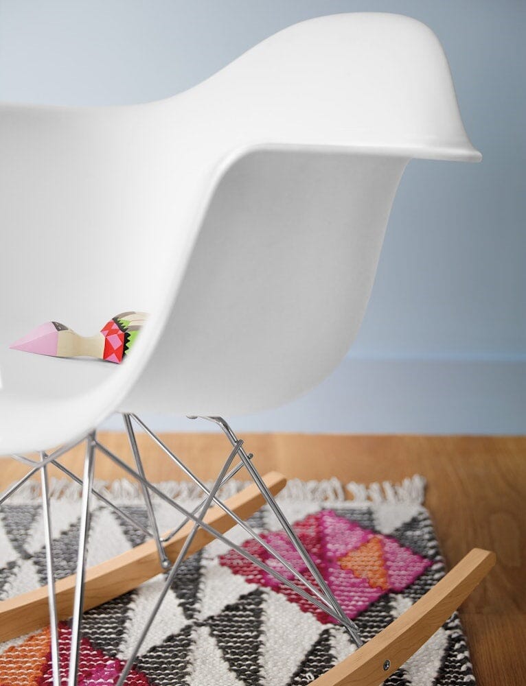 Eames Molded Plastic Armchair Rocker rocking chairs herman miller