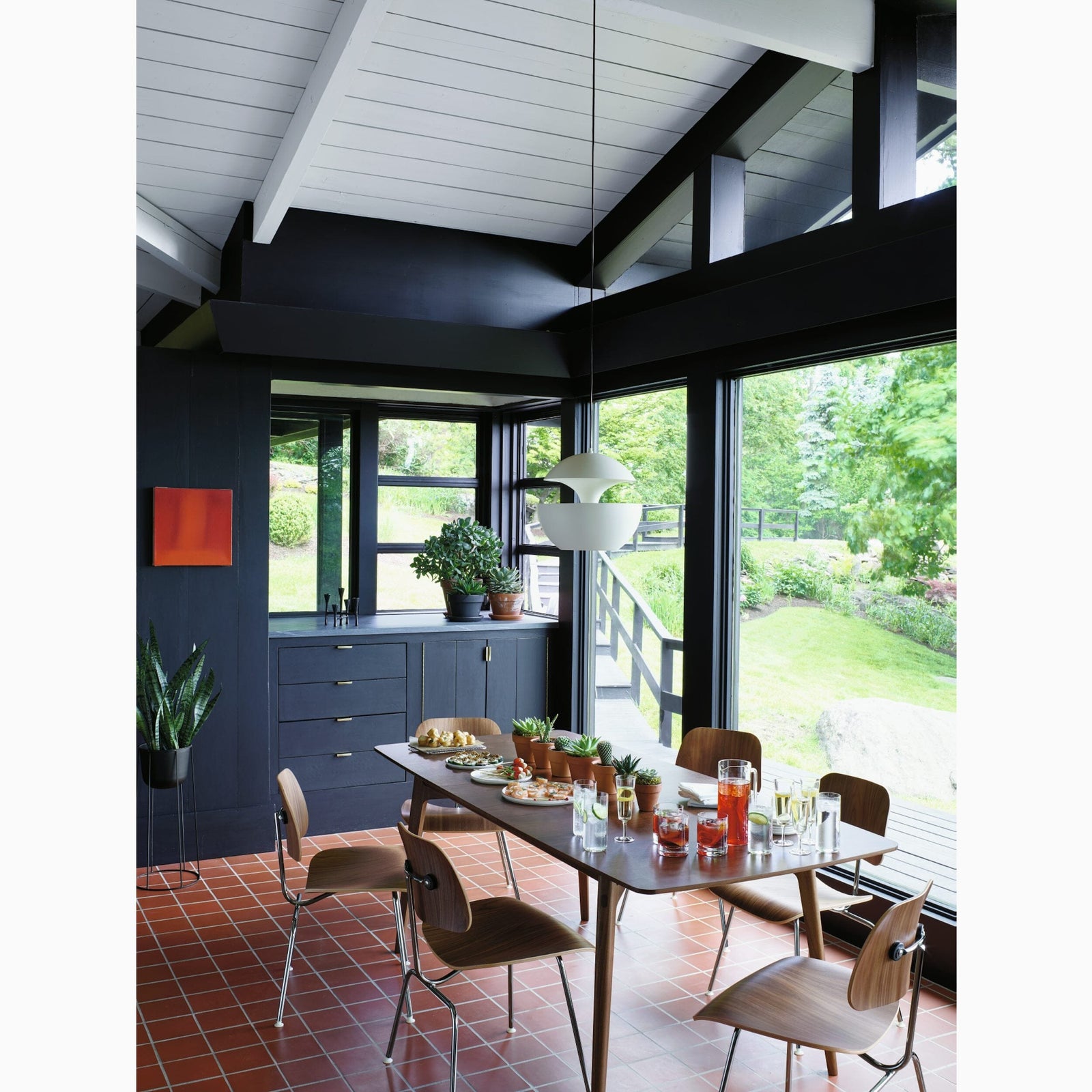 Eames Molded Plywood Dining Chair Metal Base Side/Dining herman miller