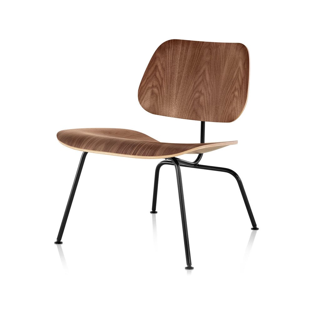Eames Molded Plywood Lounge Chair with Metal Base lounge chair herman miller