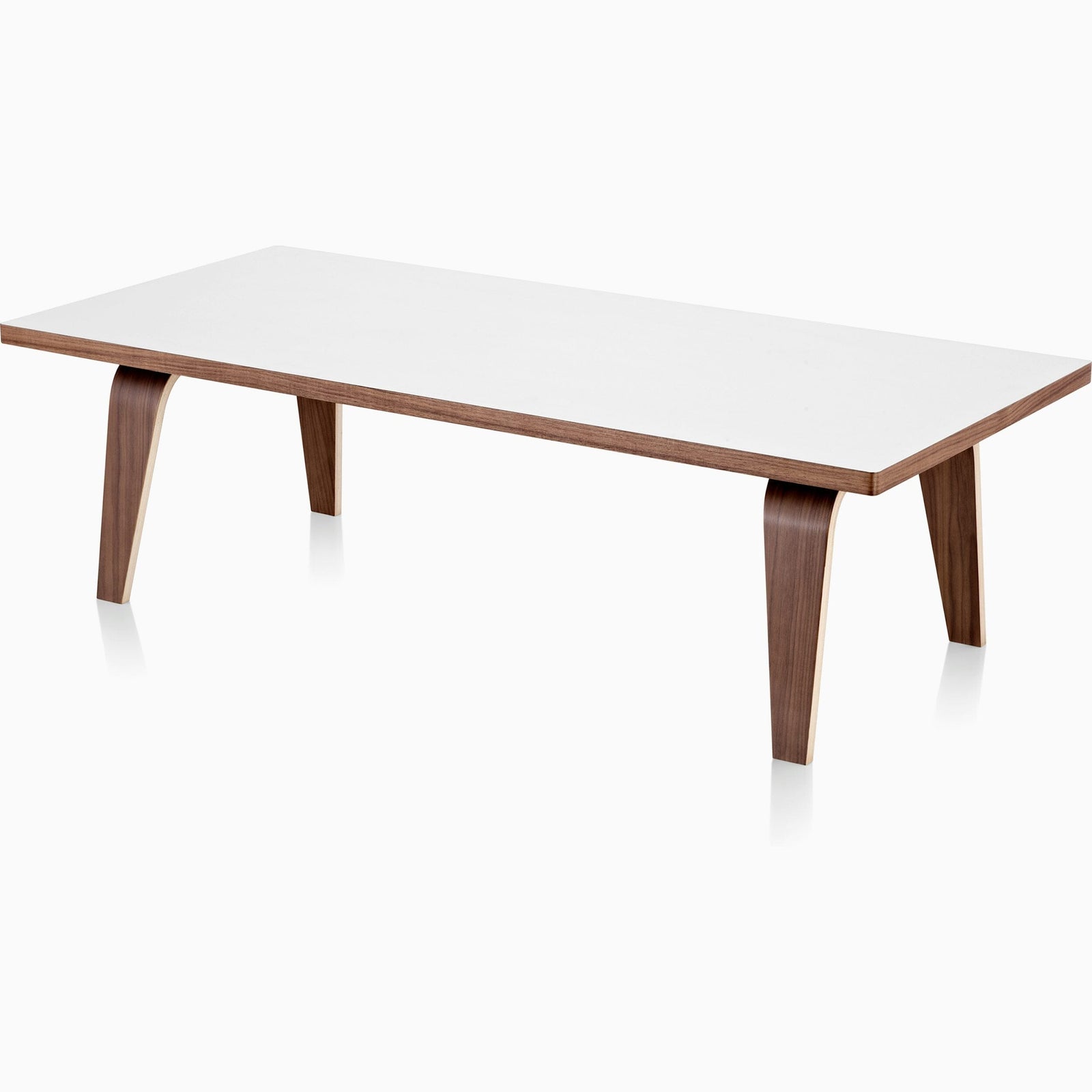 Eames Rectangular Coffee Table / Laminate Top with Veneer Edge Coffee Tables herman miller