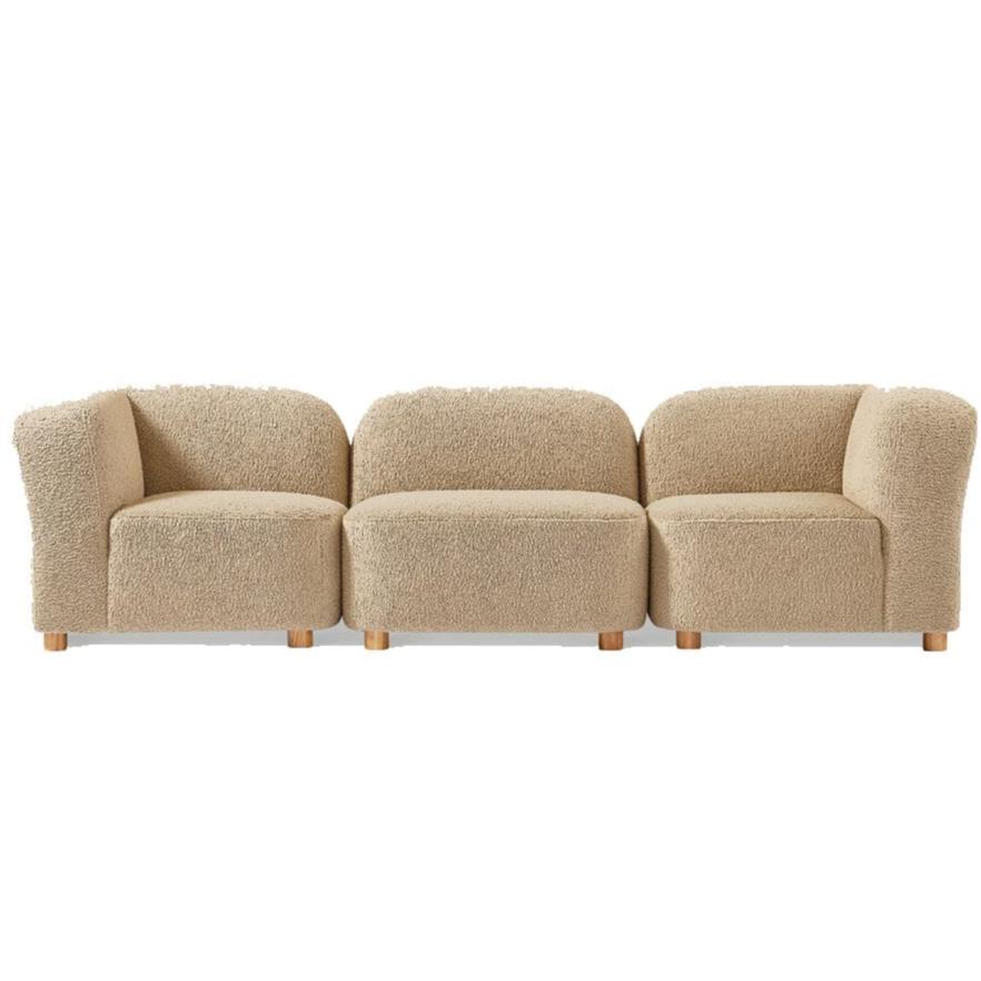 Circuit Modular 3 Piece Sofa Sofa Gus Modern Himalaya Dune