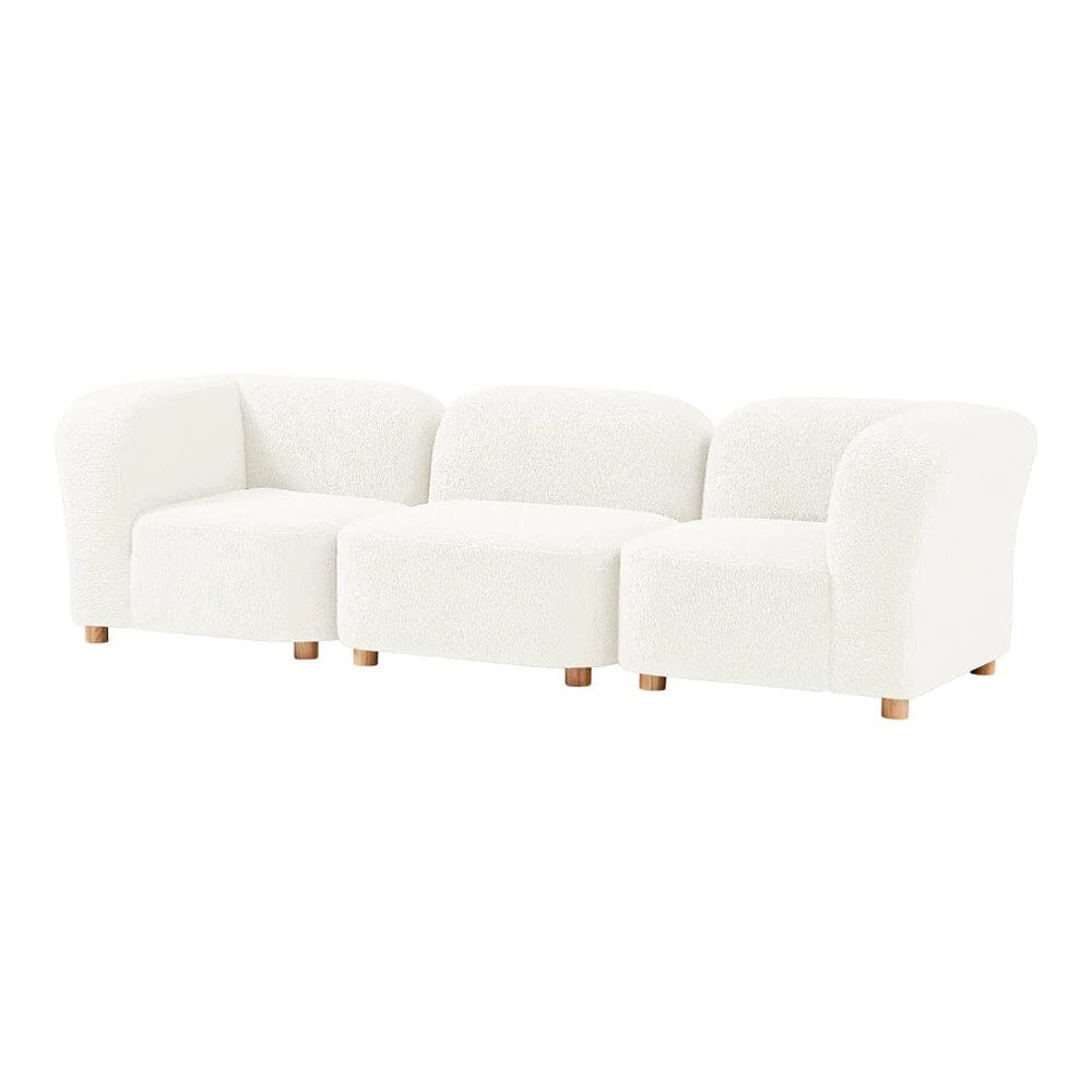Circuit Modular 3 Piece Sofa Sofa Gus Modern Himalaya Cloud