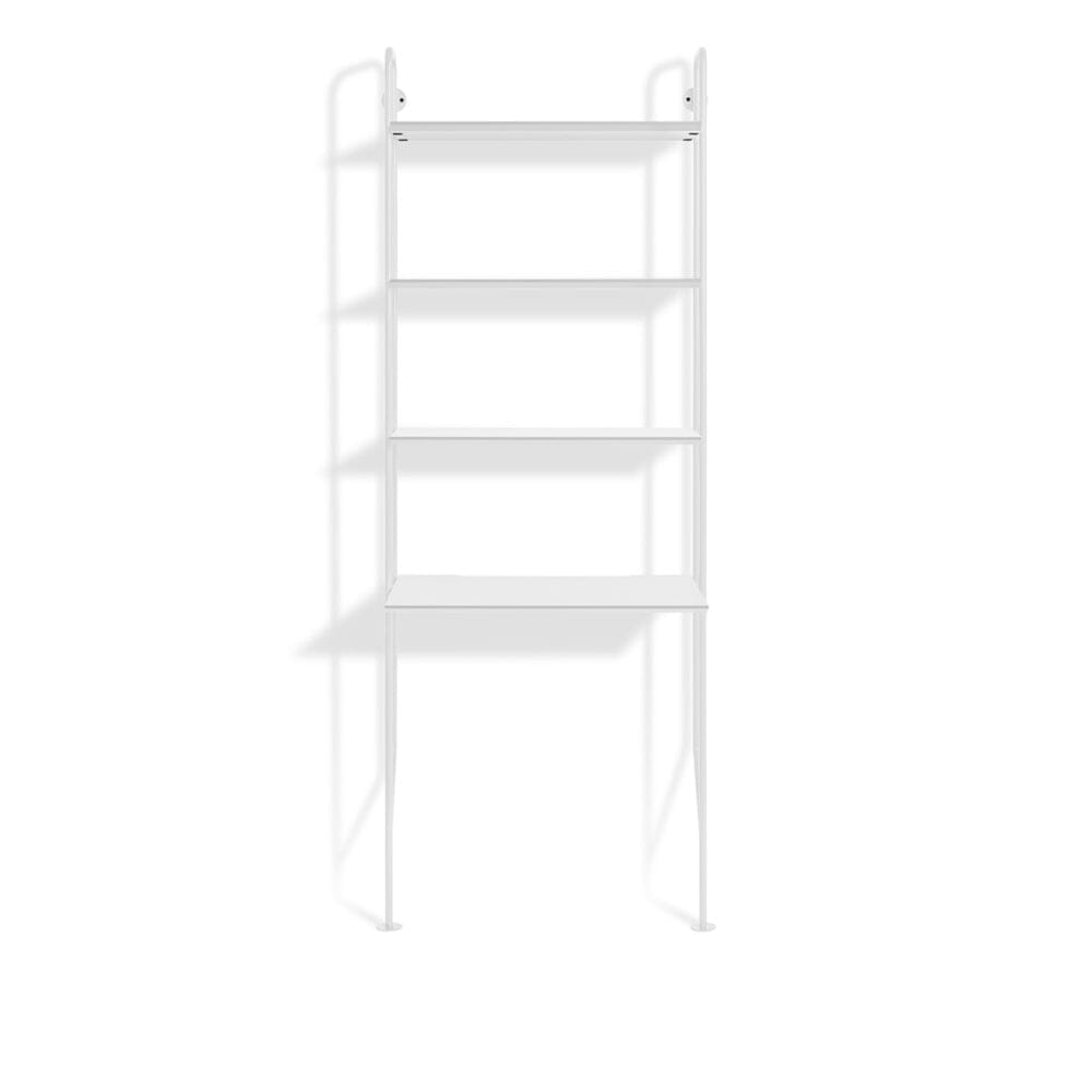 Hitch Bookcase and Desk storage BluDot White / White