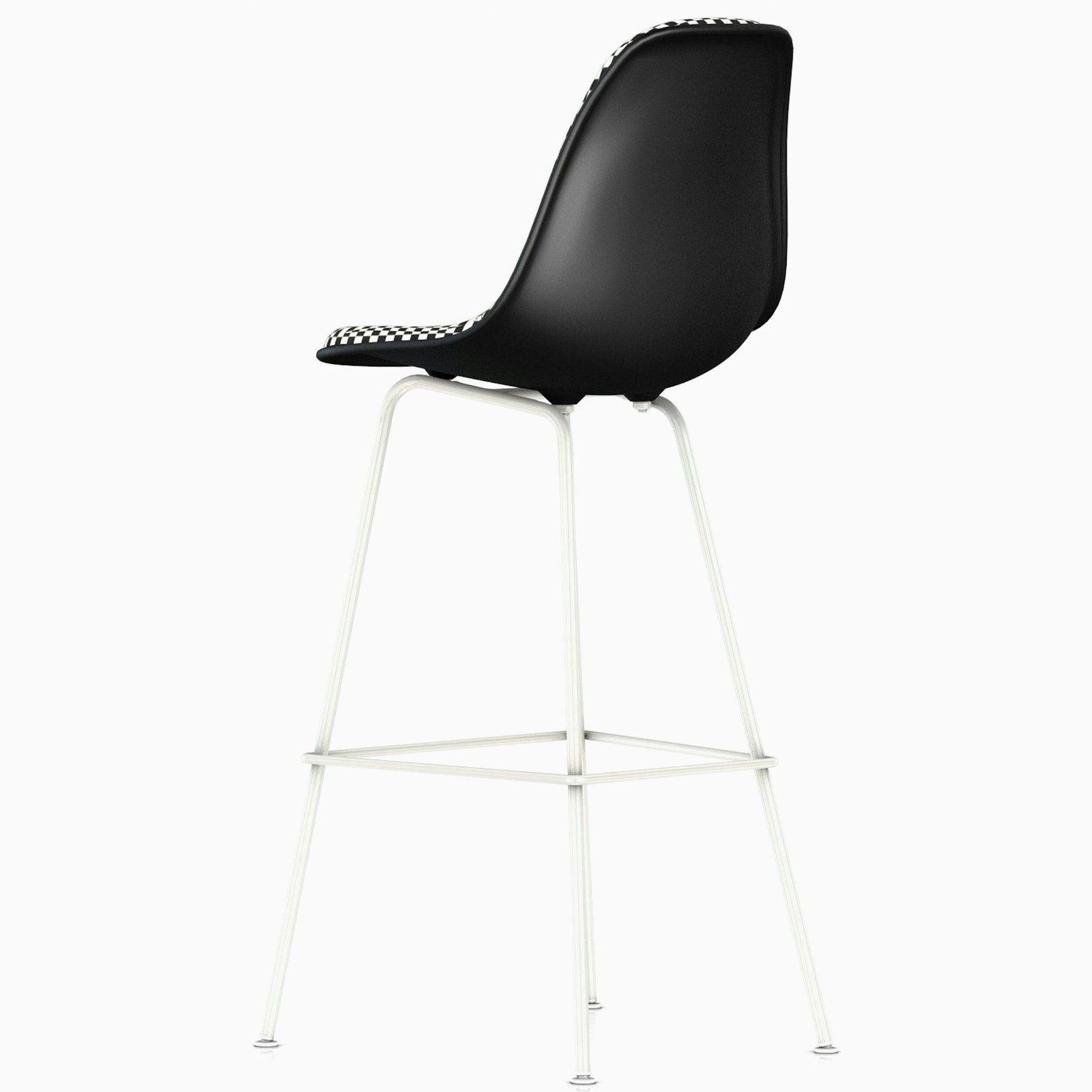 Eames Molded Fiberglass Bar Stool Upholstered bar seating herman miller