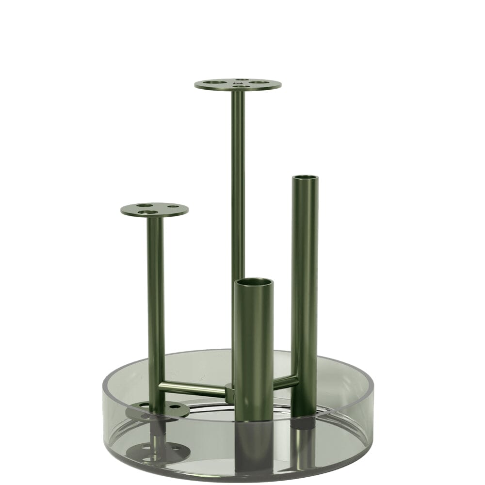 Ikeru Vase Vases Fritz Hansen Low Vase Forest Green