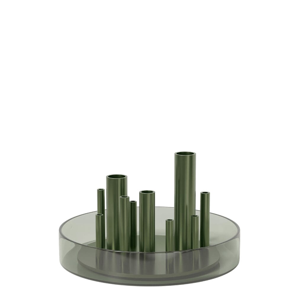 Ikeru Vase Vases Fritz Hansen High Vase Forest Green