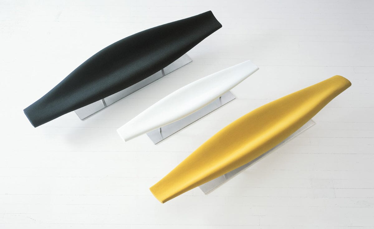 Inout Fiberglass Bench Benches Cappellini Polish lacquered orange (802)