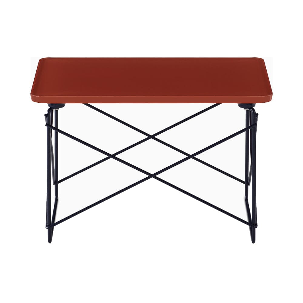 Eames Wire Base Low Table, Herman Miller x HAY side/end table herman miller Iron red top/Black blue base
