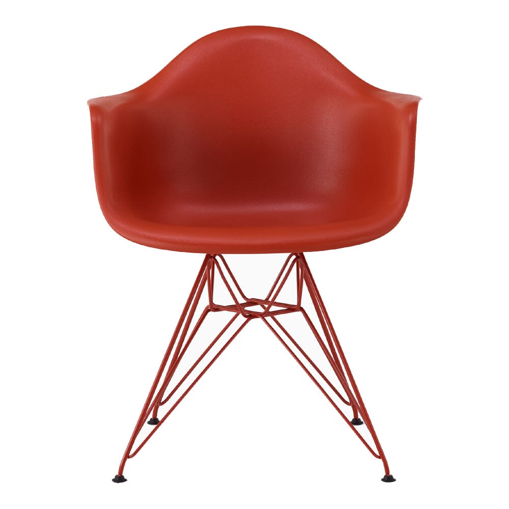 Eames Molded Plastic Armchair, Herman Miller x HAY Armchair herman miller Iron Red