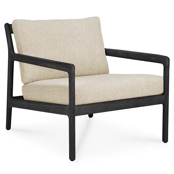 Jack outdoor Lounge Chair Outdoors Ethnicraft Teak Black Natural
