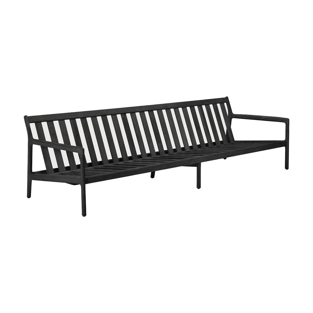 Jack Outdoor Sofa Frame Sofa Ethnicraft 3 Seater Teak Black