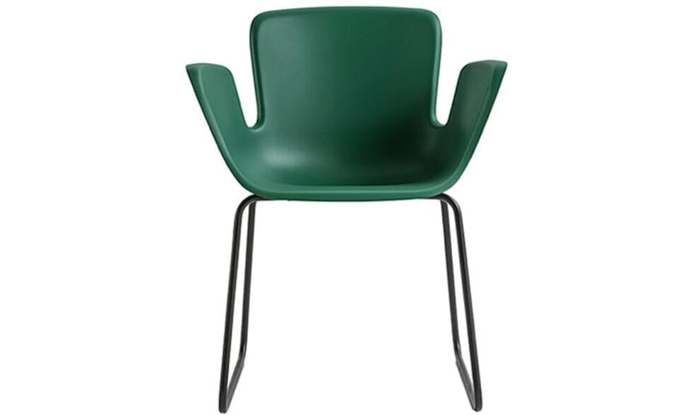 Juli Plastic Armchair With Sled Base Armchair Cappellini