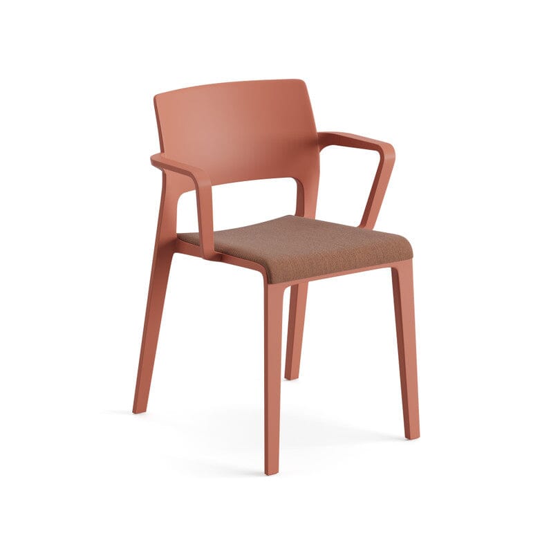 Juno 02 Chair - Open Backrest With Seat Pad Side/Dining Arper