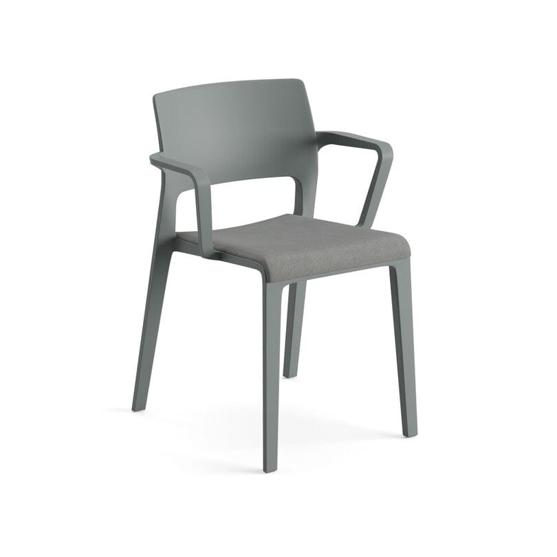 Juno 02 Chair - Open Backrest With Seat Pad Side/Dining Arper