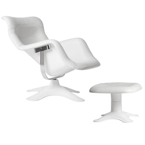 Karuselli Lounge Chair & Ottoman lounge chair Artek Add Ottoman + $4805.00.00 Leather Upholstery White 