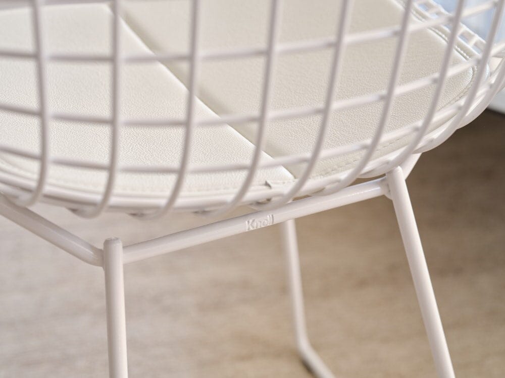 Bertoia Side Chair with Seat Pad Side/Dining Knoll