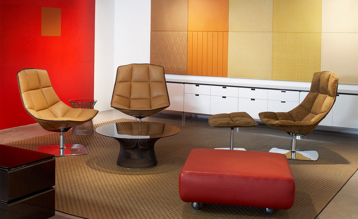 Jehs+Laub Pedestal Base Lounge Chair lounge chair Knoll