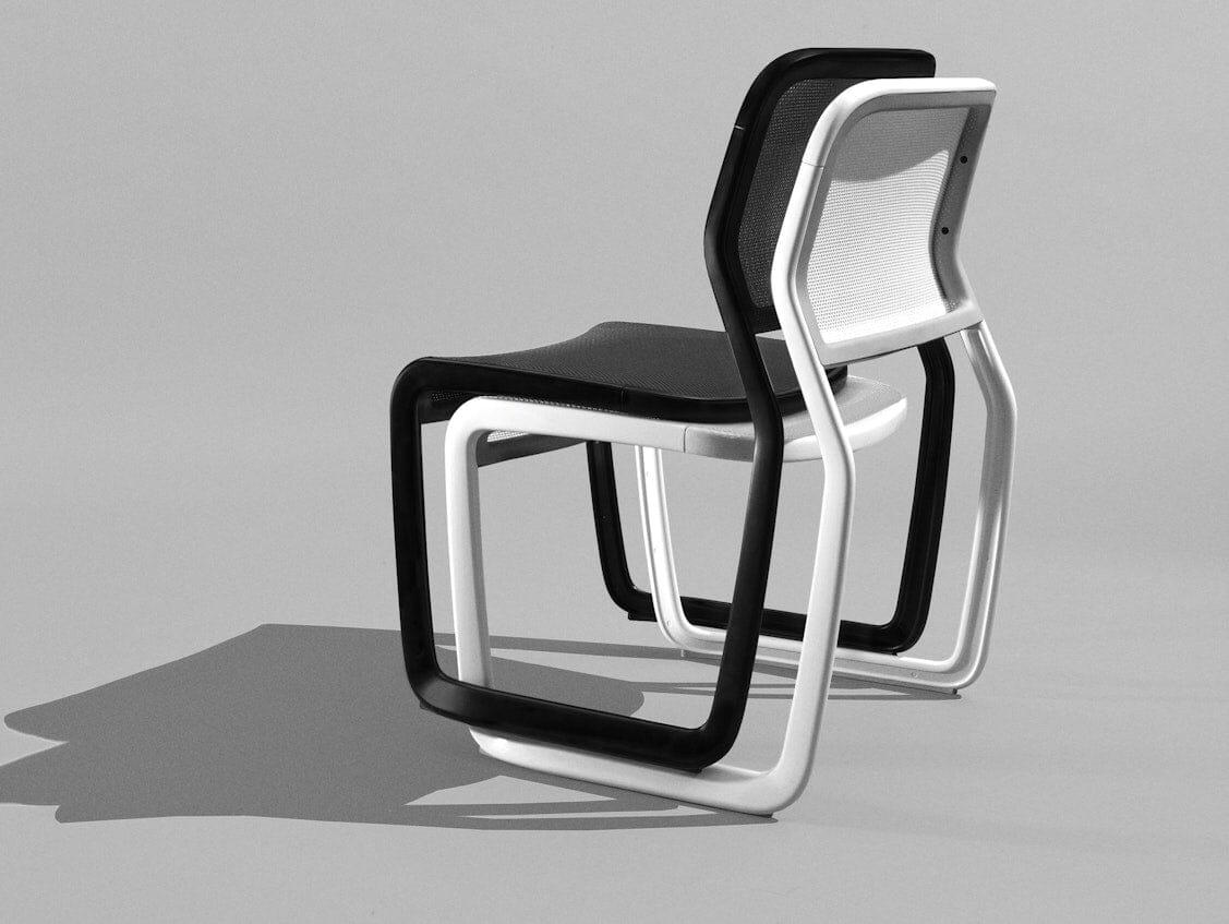 Newson Aluminum Chair Side/Dining Knoll