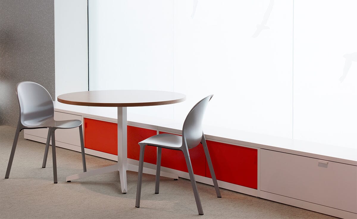 Olivares Aluminum Stacking Chair Side/Dining Knoll